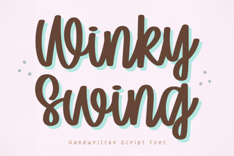Winky Swing Font: Creative Uses for Invitations & Branding