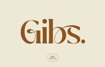 Gibs Font: a Bold Display Typeface for Creative Projects