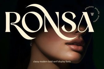 Ronsa Font: a Creative Typeface for Modern Design Projects